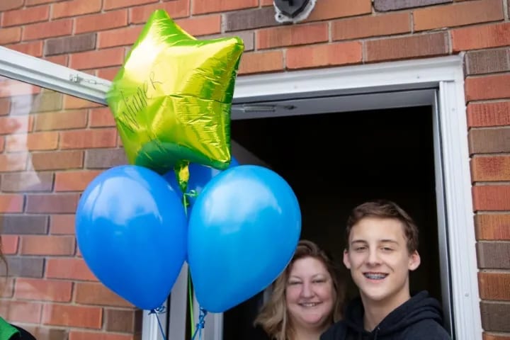 Brooks furnace giveaway winner celebration, 2020