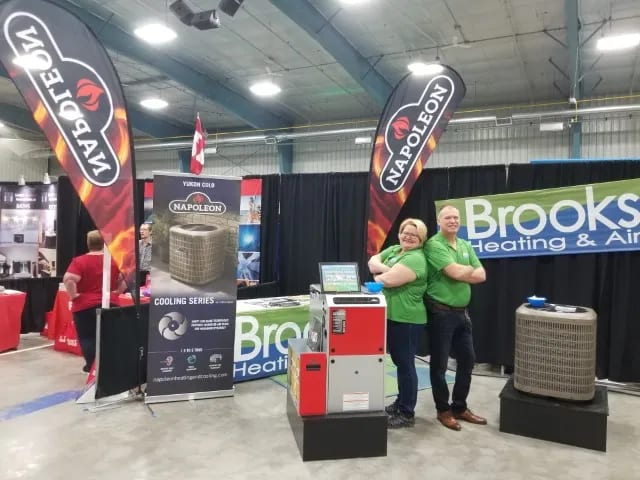 Brooks Heating & Air jobsite, 2018